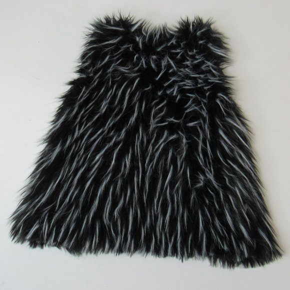 Betsey Johnson Girls Faux Fur Sleeveless Vest Size 6X - Picture 2 of 8